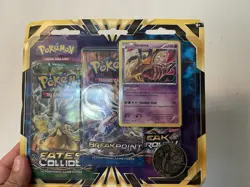 Pokemon Giratina Promo Pack 3 Booster Packs Fates Collide Breakpoint Coin - Image 2