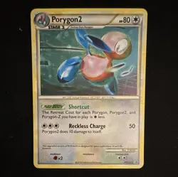 Pokemon TCG Porygon2 HGSS22 HGSS Promo Holo English 2010 - Image 1