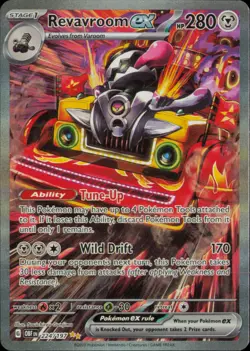 REVAVROOM EX 224/197 SPECIAL ILLUSTRATION RARE OBSIDIAN FLAMES POKEMON HOLO NM - Image 1