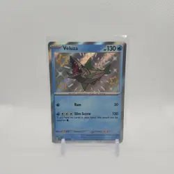 Veluza 125/091 Holo Shiny Rare Pokemon Paldean Fates - Image 1
