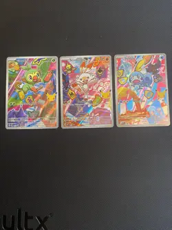 Pokemon First Partner Illustration Collection Series 2 Galar Gen 8 set of 3🌟 - Image 1