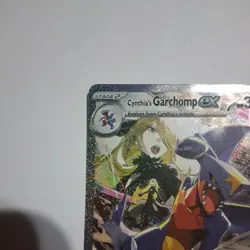 Pokemon TCG Cynthia's Garchomp ex 232/182 SV10 Destined Rivals SIR Holo HP 330 - Image 3