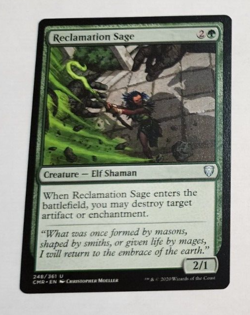 MTG Reclamation Sage 248 CMR Commander Legends Uncommon LP x1 - Image 1