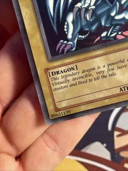 Blue-Eyes White Dragon SDK-001 Unlimited Ultra Rare Yu-Gi-Oh Near Mint Vintage - Image 5