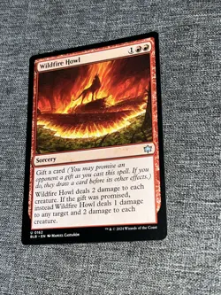 Wildfire Howl MTG BLB 0162 Uncommon NM Regular - Image 1