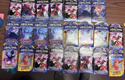 Disney Lorcana Sealed Booster Pack Lot x23 Floodborn Ursula’s Return Inklands - Image 1