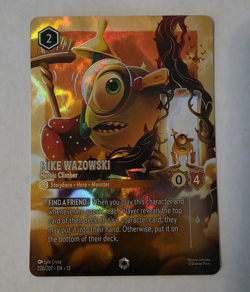 Disney Lorcana Mike Wazowski - Heroic Climber Enchanted Foil 226/207 EN - Image 1