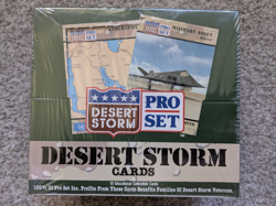 New DESERT STORM Pro Set 1991 Factory Sealed BOX Of 36 Packs 10 Cards Each - Image 1