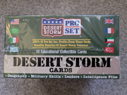 New DESERT STORM Pro Set 1991 Factory Sealed BOX Of 36 Packs 10 Cards Each - Image 4