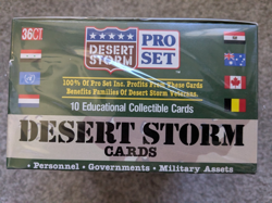 New DESERT STORM Pro Set 1991 Factory Sealed BOX Of 36 Packs 10 Cards Each - Image 5