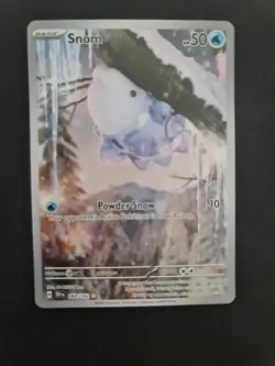 Pokemon Snom Illustration Rare 168/162 Temporal Forces Near Mint - Image 1