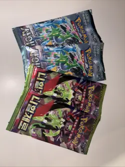 Pokemon TCG Korean Packs Sealed X2 Nihil Zero and X2 Iron Judge Uk Seller - Image 1