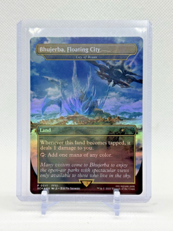 MTG Land FOIL - Bhujerba, Floating City City of Brass - 41 SCH Promo - Image 1