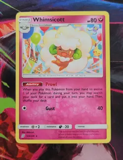 Whimsicott 144/236 Sm-Unified Minds Regular, Pokemon TCG Card, (NM) - Image 1
