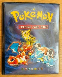 1999 Vintage Wizards of the Coast Pokemon TCG 4-Pocket Binder (Holds 112 Cards) - Image 1