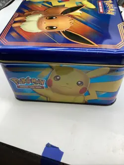 Pokemon 2018 Pikachu Eevee Tin Lunch Box Only (NO CARDS) - Image 5