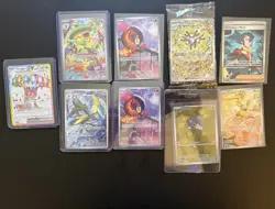 Pokemon Card Lot of 9 IR Full Art EX Promos Magneton Tatsugiri Inteleon NM - Image 1
