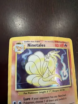Ninetales 012/102 Base Set Holo WOTC TCG Pokemon Card Vintage 1999 Rare - Image 3