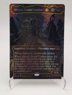 MTG English Atraxa, Grand Unifier (Oil Slick Raised Foil) NM Foil - Image 1