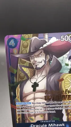 Dracule Mihawk (OP11 Release Event Winner) P-081 One Piece Promotion Cards Foil - Image 4