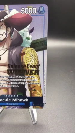 Dracule Mihawk (OP11 Release Event Winner) P-081 One Piece Promotion Cards Foil - Image 5