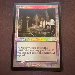 MTG Watery Grave (Retro Frame) Ravnica Remastered Foil - Image 1