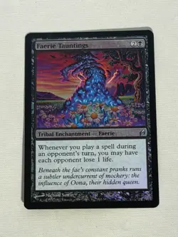 MTG FOIL Faerie Tauntings Lorwyn Magic the Gathering - Image 1