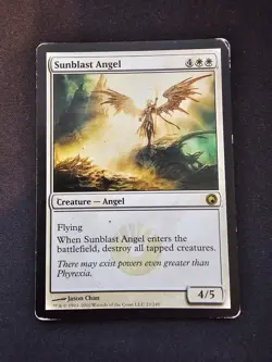 Sunblast Angel 22/249 - Scars of Mirrodin - Magic: The Gathering - (HP) - Image 1