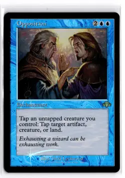 Opposition (Retro Frame) 290 Dominaria Remastered Magic: The Gathering Foil NM - Image 1
