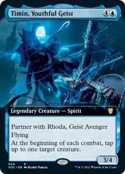 NM - Timin, Youthful Geist (Extended Art) [VOC - 54] Commander: Innistrad: Cr... - Image 1