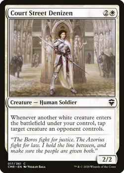 NM Foil - Court Street Denizen [CMR - 17] Commander Legends - Image 1