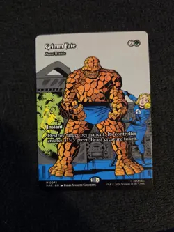 MTG Beast Within (Grimm Fate) Borderless - Marvel Universe #075 - Image 1