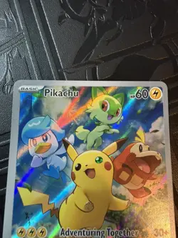 Pikachu SVP 027 Pokemon Center Stamped Promo Paldea Evolved NM - Image 3