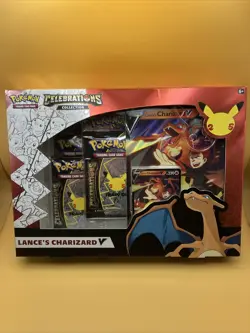 Pokemon Celebrations Collection Lance's Charizard V Box 25th Anniversary SEALED - Image 1