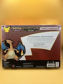 Pokemon Celebrations Collection Lance's Charizard V Box 25th Anniversary SEALED - Image 3