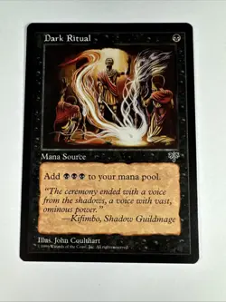 [X2] MTG - Dark Ritual - NM Mirage #116 Regular Magic The Gathering 1996 - Image 2