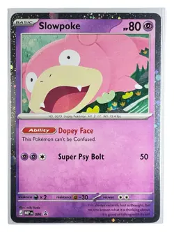 Pokemon Slowpoke (Cosmos Holo) 086 Mega Evolutions Rare Promo Holo NM - Image 2