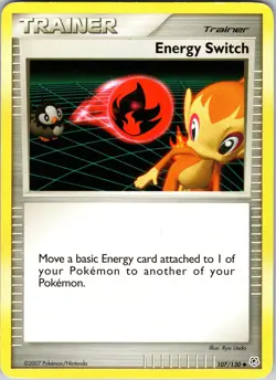 Energy Switch 107/130 Diamond and Pearl Pokemon MP Normal - Image 1