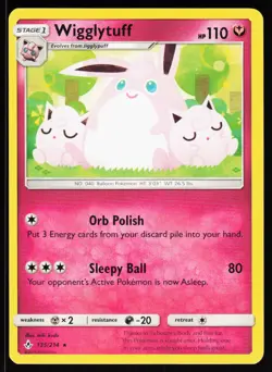 Wigglytuff 135 214 R Unbroken Bonds Pokemon Near Mint - Image 1