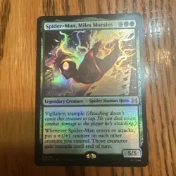 Spider-man, Miles Morales Mtg Legal-Eternal Mythic 0018 Foil - Image 1