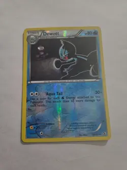 Dewott 38/113 Uncommon Pokemon Card Reverse Holo Foil LP - Image 1