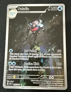 Palafin 225/091 NM/M SV Paldean Fates PAF EN Illustration Rare Pokemon TCG - Image 1