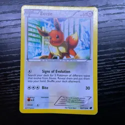 Eevee 90/116 Common Plasma Freeze Pokemon Lightly Played - Image 1