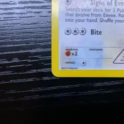 Eevee 90/116 Common Plasma Freeze Pokemon Lightly Played - Image 5