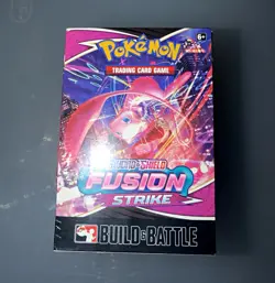 Pokemon TCG Sword & Shield Fusion Strike Build & Battle Box Mew Age 6+ - Image 1