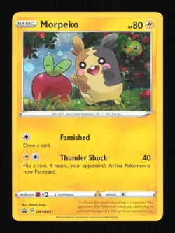 Pokemon Morpeko (Blister Exclusive) SWSH031 Holo Promo Sword & Shield Promo NM - Image 1