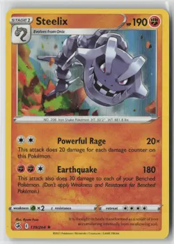 Steelix 139/264 Holo Rare Fusion Strike Pokemon Near Mint - Image 1