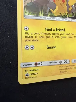 Pokemon TCG Pikachu SM234 SM Promo Holo NM - Image 3