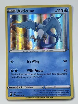Articuno 036/195 Holo Pokemon Sword & Shield: Silver Tempest - Image 1