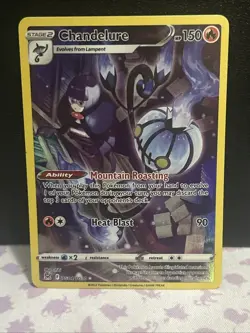 Chandelure TG04/TG30 Holo Lost Origin Trainer Gallery Pokemon Holo NM - Image 1